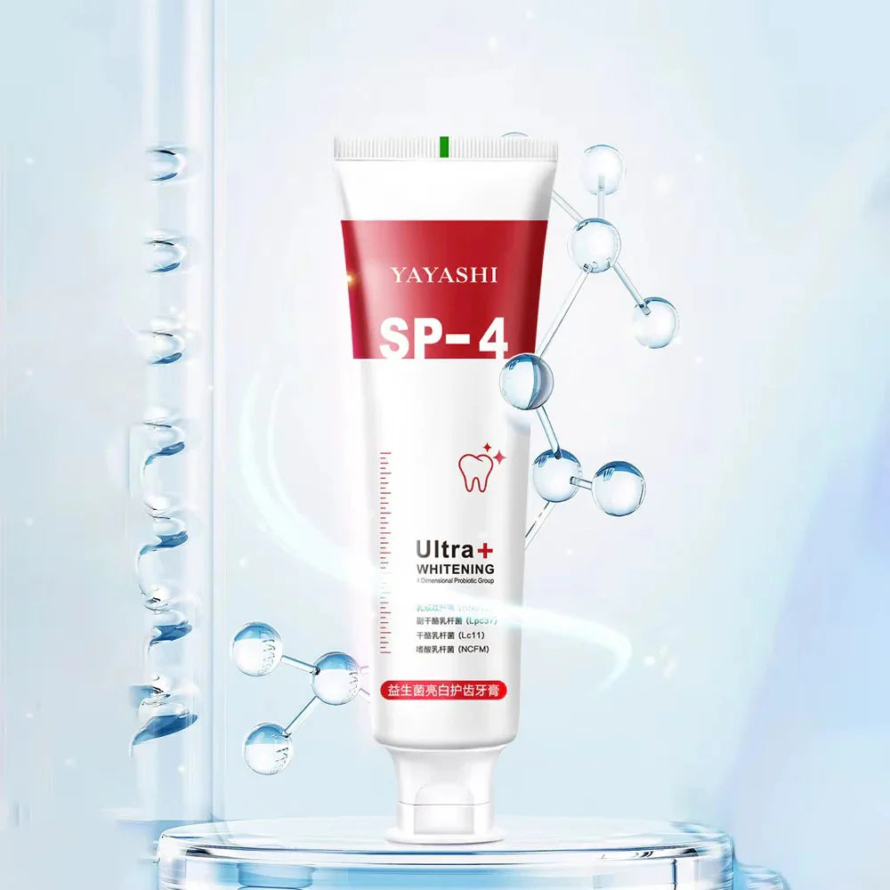 SP-4 Whitening Toothpaste 120g | Natural Herbal Formula | Sensitive Safe