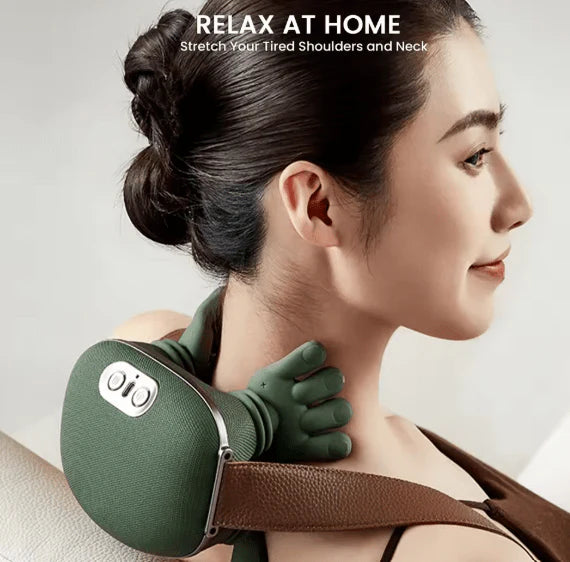 Shoulder & Neck Massager – Shiatsu Deep Kneading for Pain Relief
